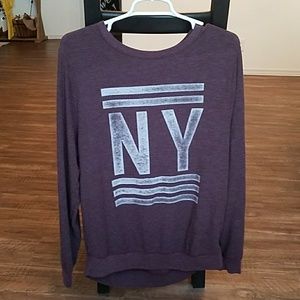 Oversized casual sweater maroon