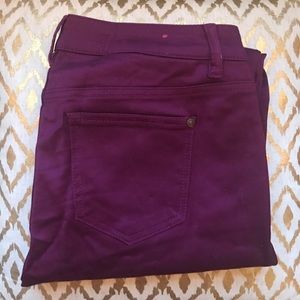 Magenta ankle pants