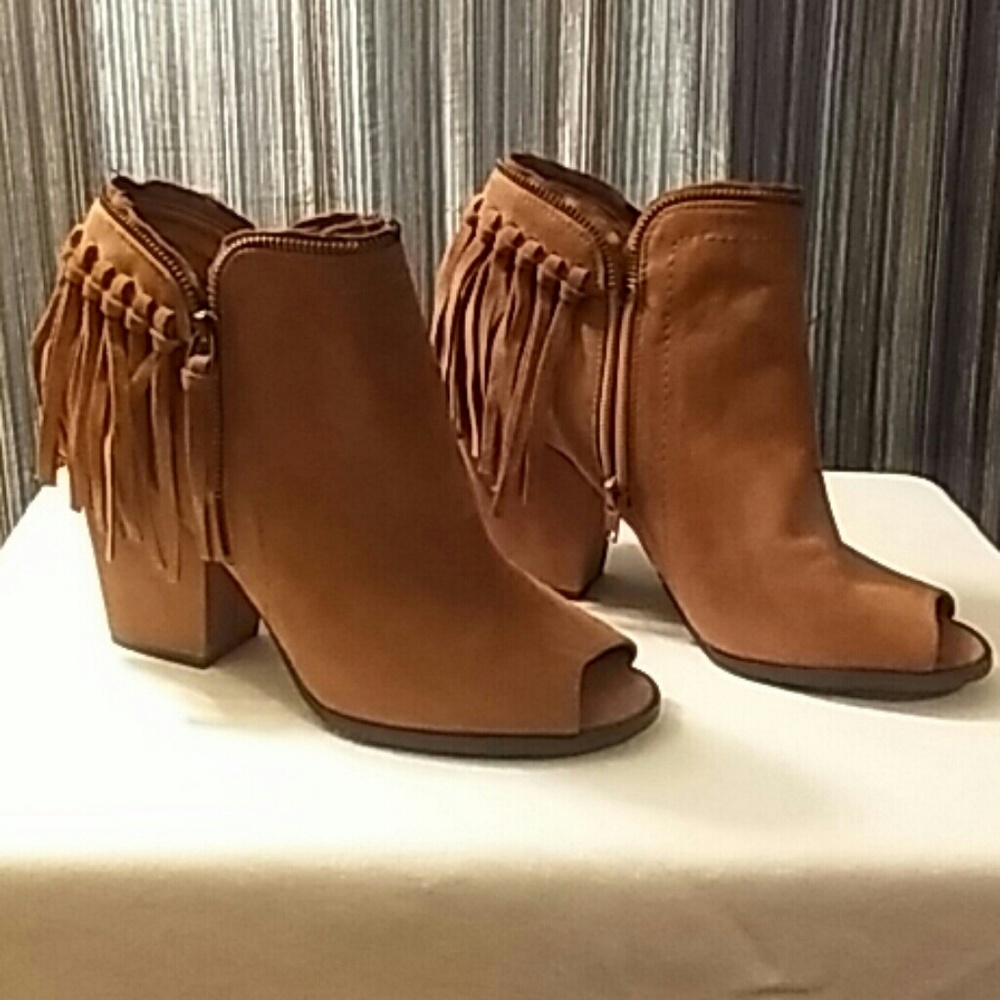 DV by Dolce Vita suede fringe booties