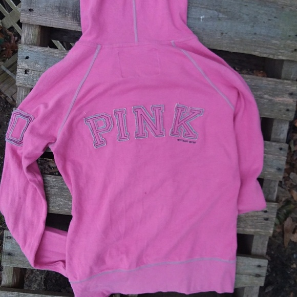 Pink zip up hoodie - Picture 1 of 5