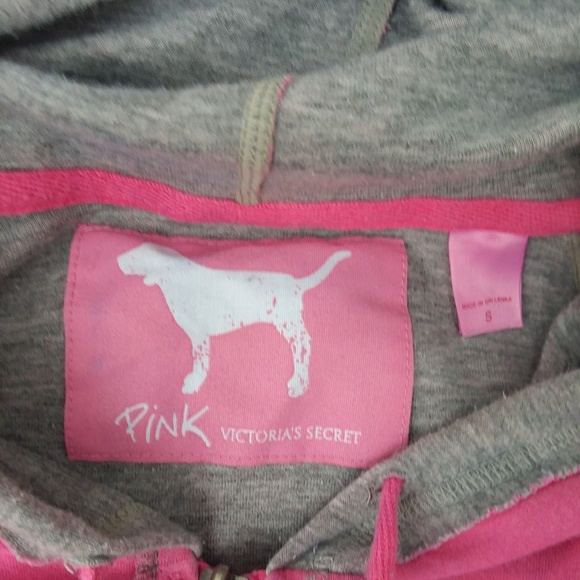 Pink zip up hoodie - Picture 3 of 5