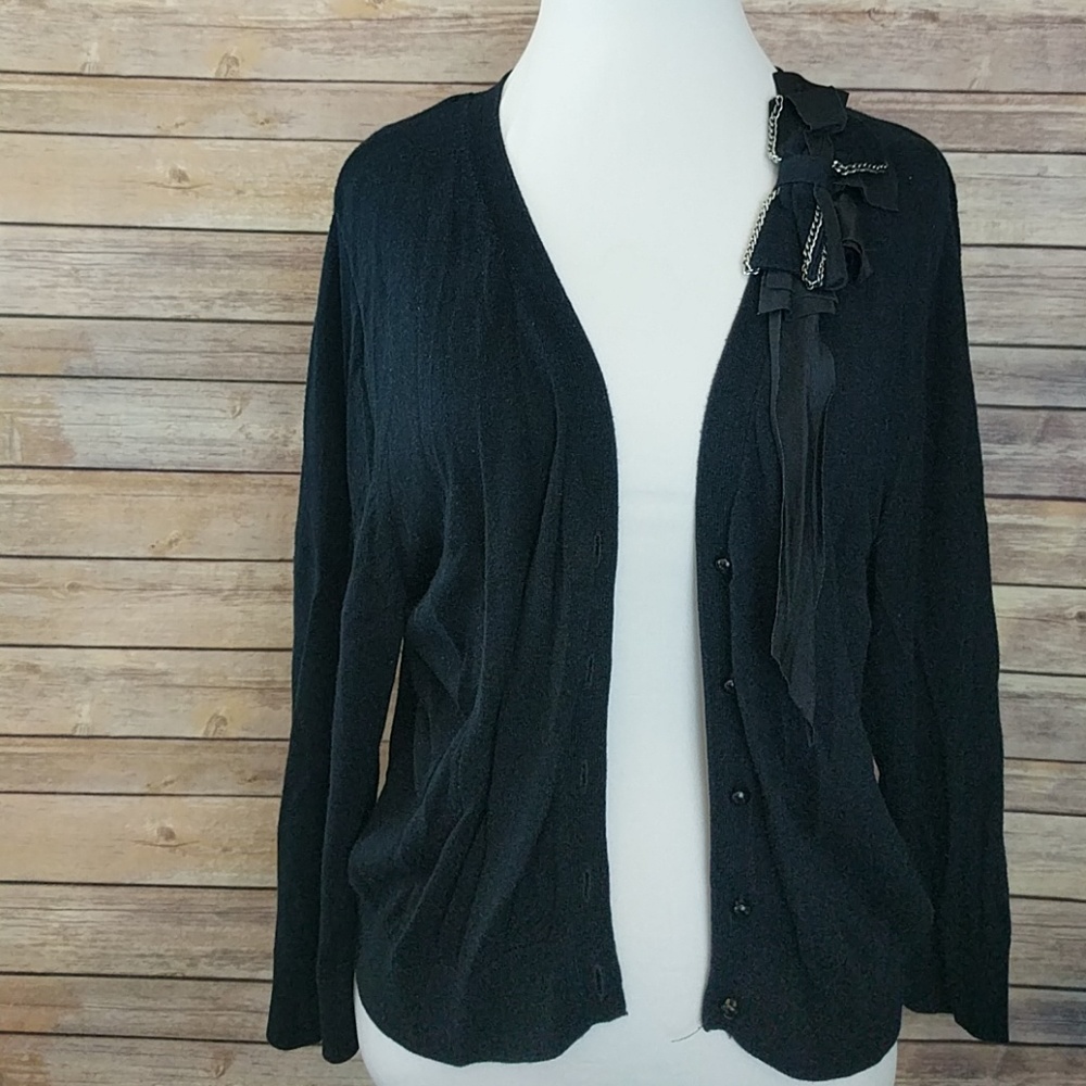 Adorable Bow Accent Cardigan