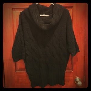 Black cowl neck sweater