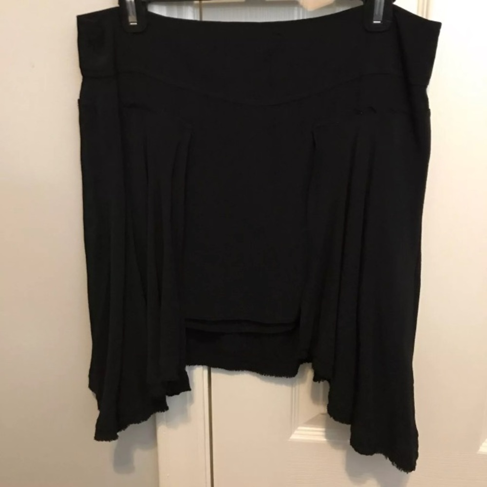 Free people black skirt size 6