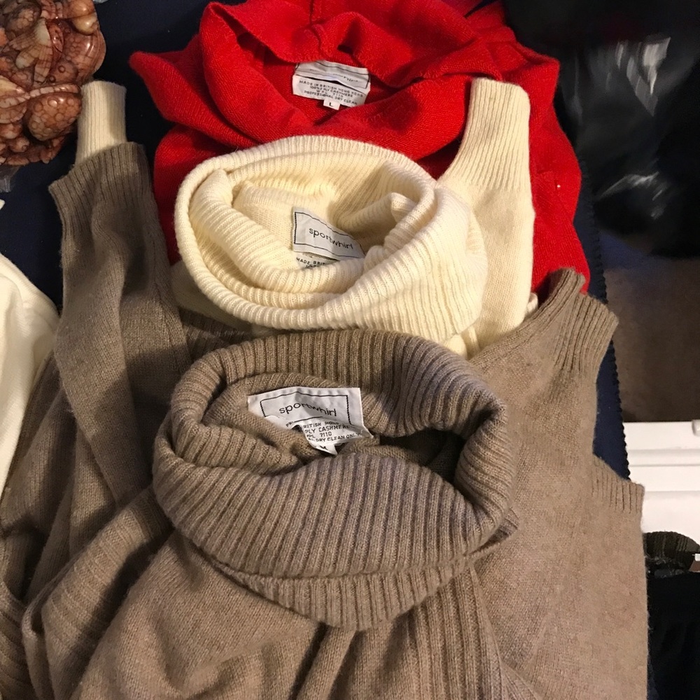 Sportwhirl %100 CASHMEREsweaters