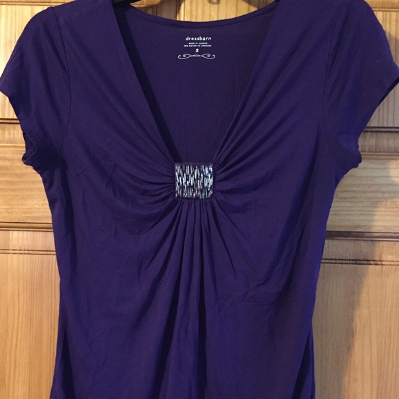Dressy purple tee - Picture 1 of 2