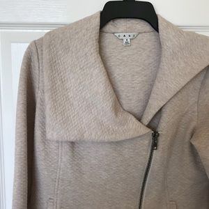 Cream asymmetrical jacket
