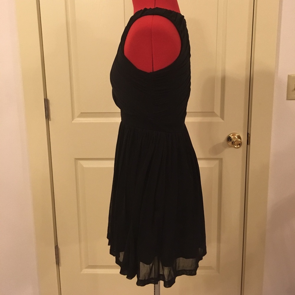 Double Zero Small Black Peekaboo Dress LBD - Picture 2 of 4