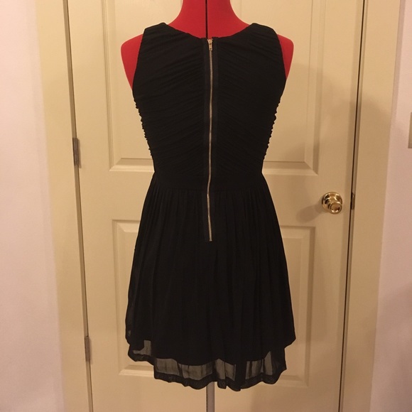 Double Zero Small Black Peekaboo Dress LBD - Picture 3 of 4