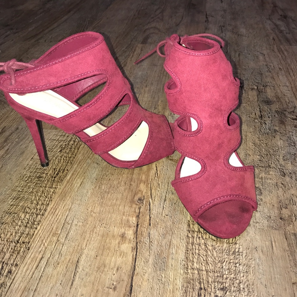Charlotte rouse burgundy heels