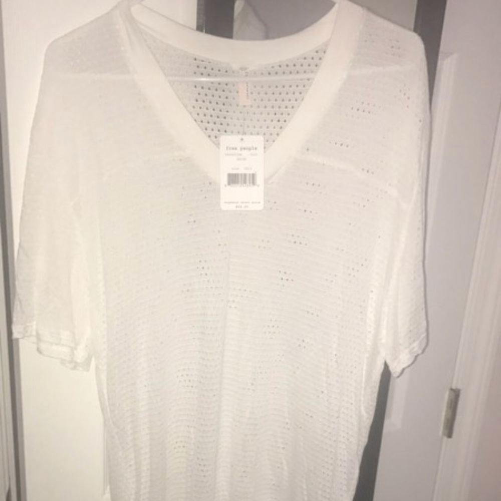 Free People Mesh TShirt