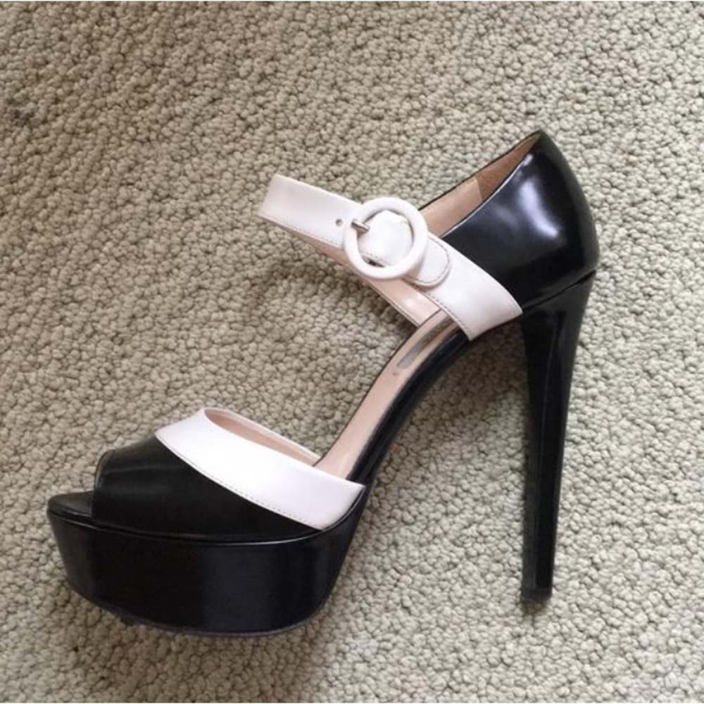 Prada Like New Peep Toe Pumps
