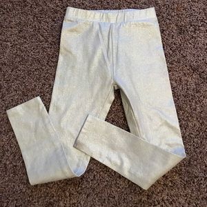 ZARA GIRL's silver legging size 7