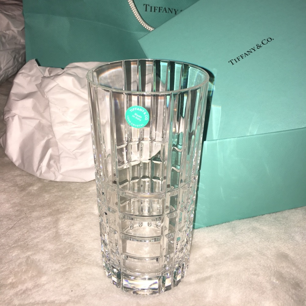 Tiffany & Co. Plaid Highball Glass