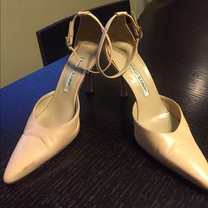 Manolo Blahnik ankle strap heel size 8 1/12
