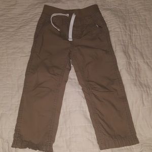 4T Carter's beige drawstring pants