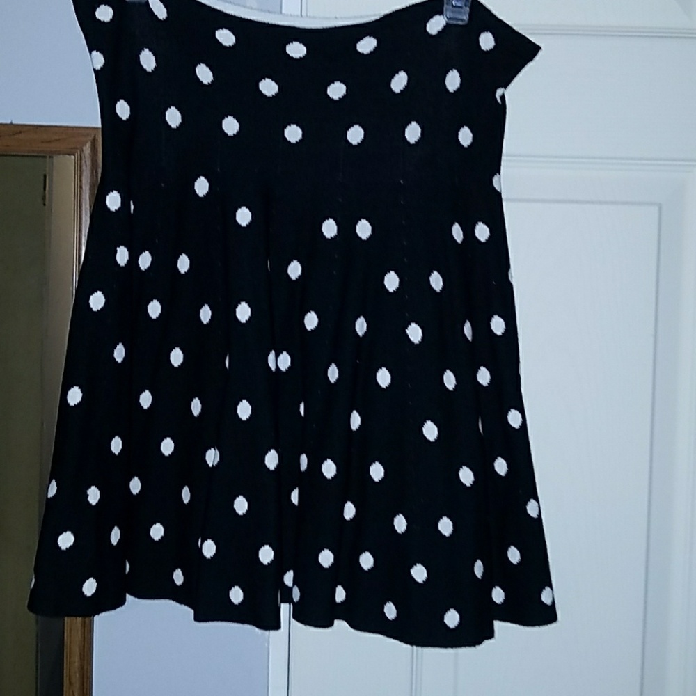 Reversible High-Waisted Skater Skirt