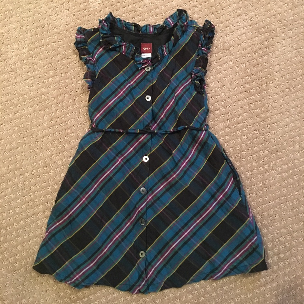 Tea plaid dress 3T