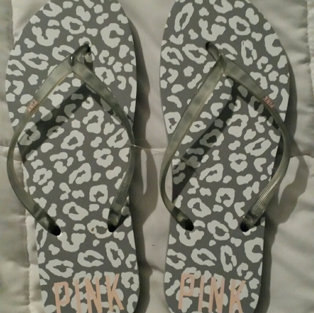 NWOT, VS PINK VINTAGE FLIP FLOPS