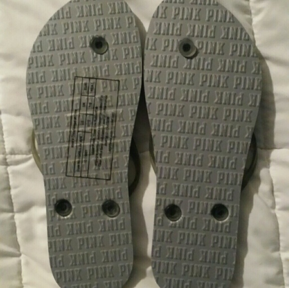 NWOT, VS PINK VINTAGE FLIP FLOPS - Picture 2 of 2