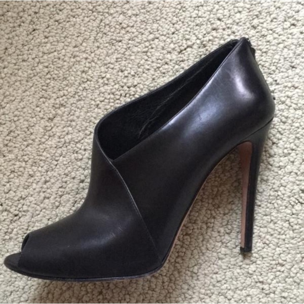 Prada Like New Peep Toe Booties
