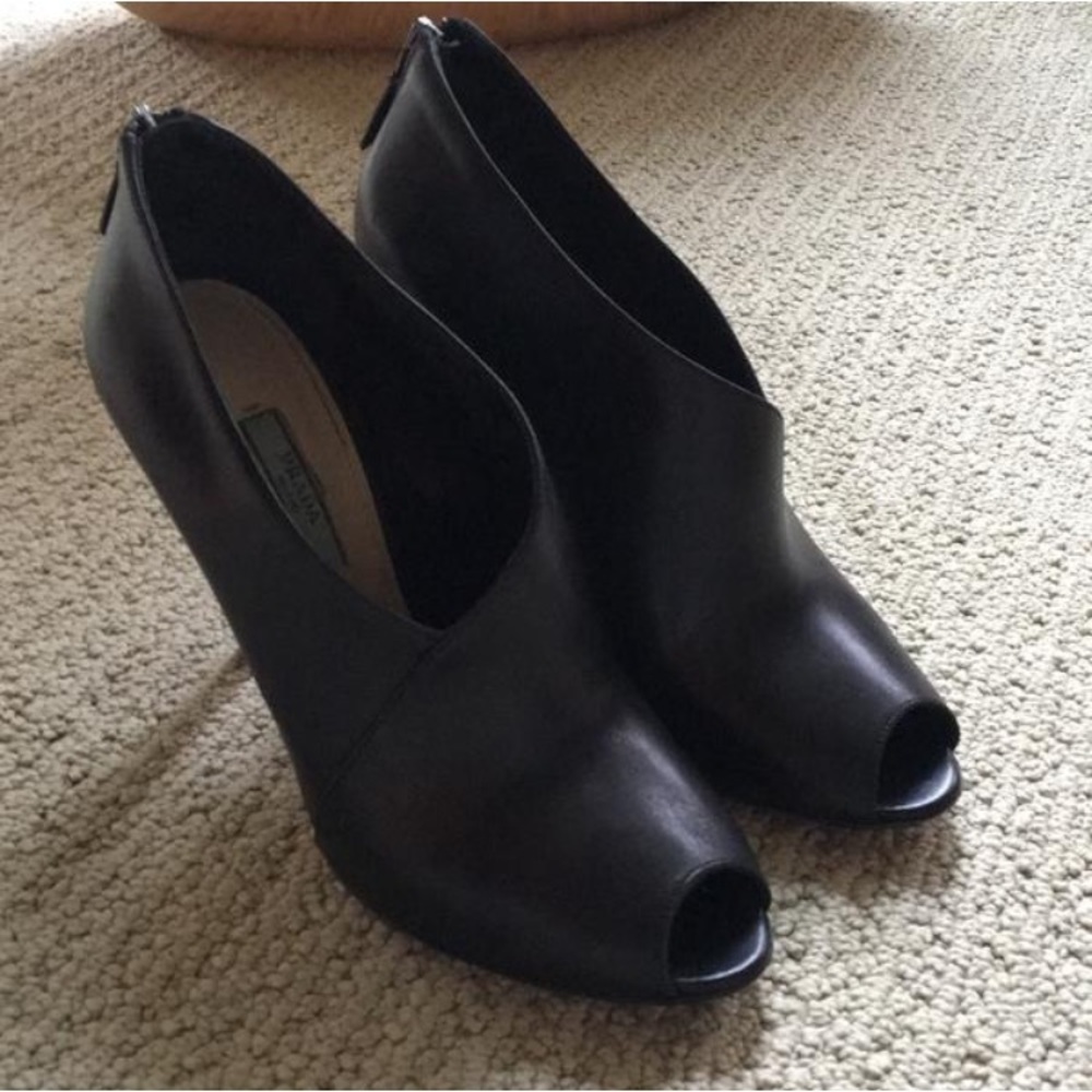 Prada Like New Peep Toe Booties - Picture 2 of 6
