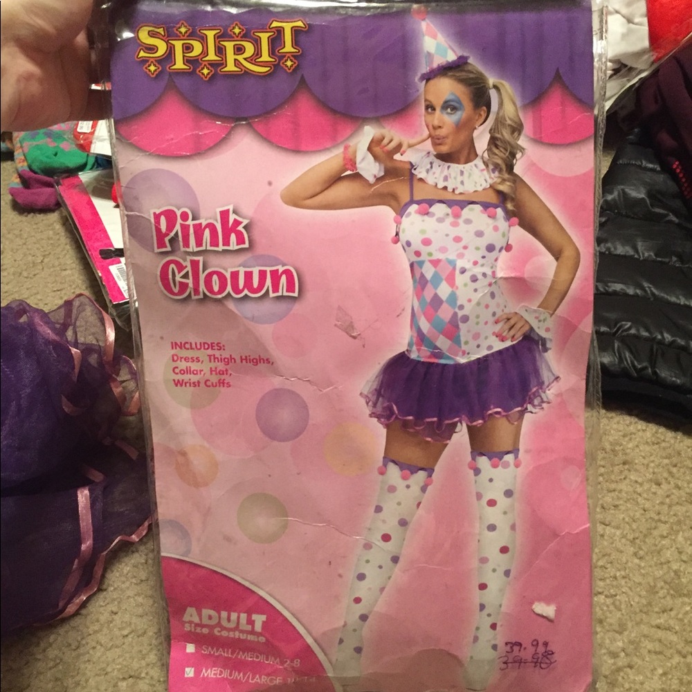 Cute Clown Halloween Costume