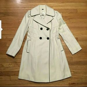 Guess White Peacoat "New"