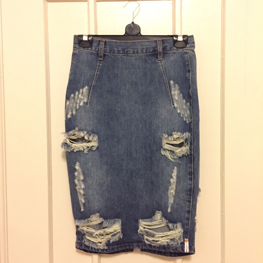 NWOT One Teaspoon Freelove denim skirt