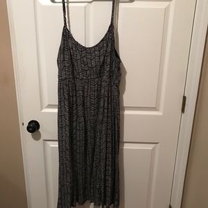 Plus size maternity dress.