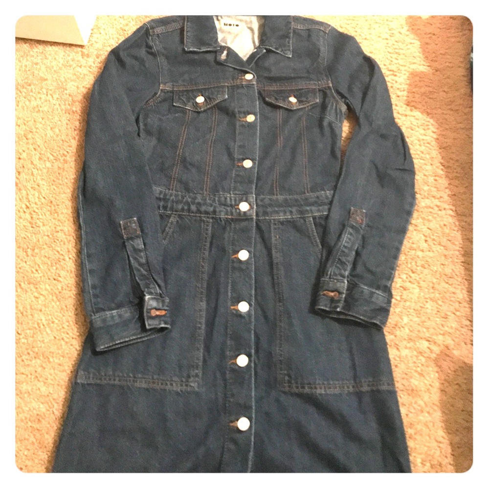 Denim top shop dress