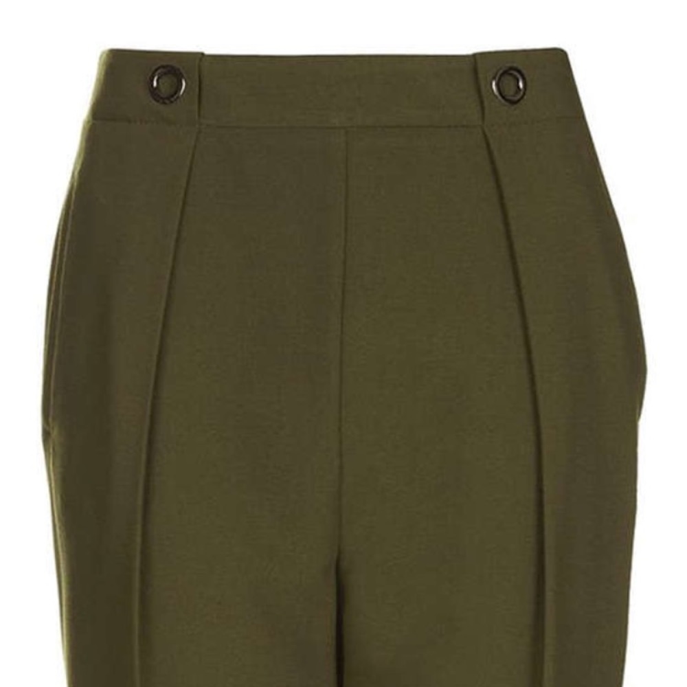 topshop // slim pleated trousers - Picture 4 of 4