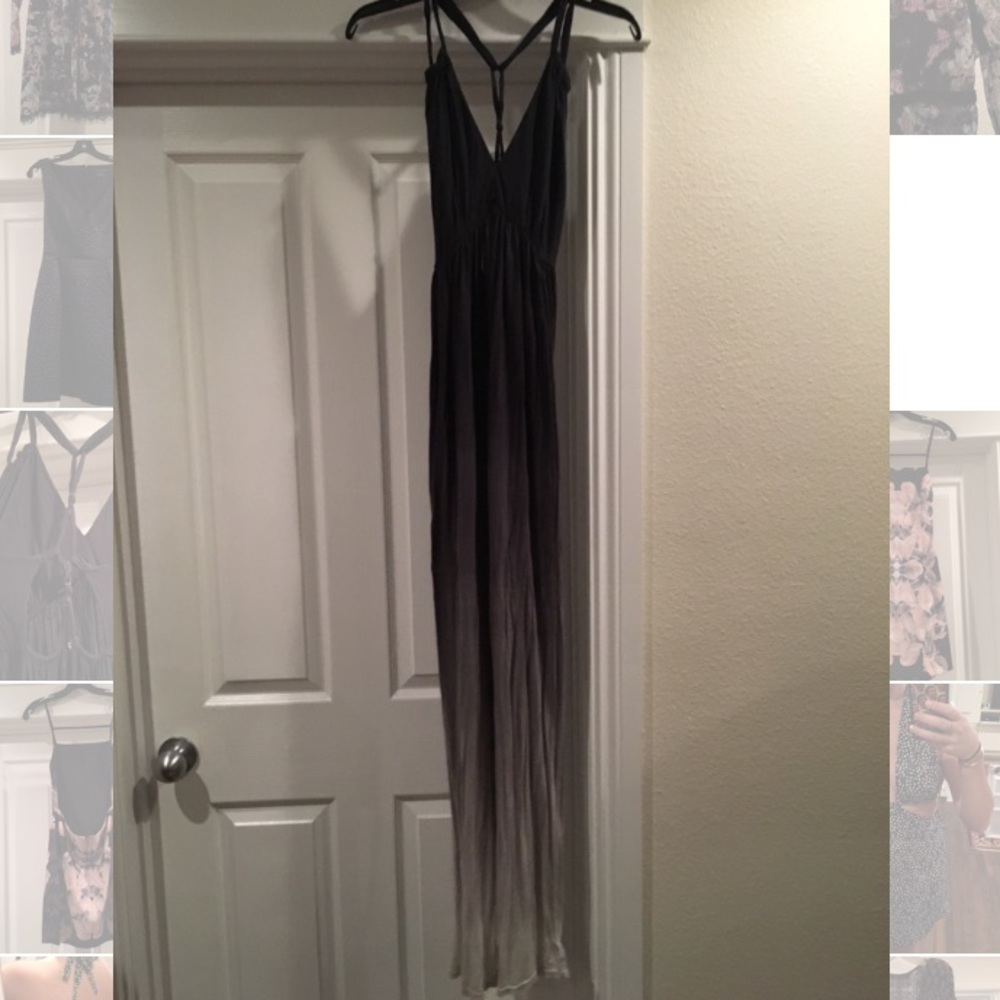 Ombré maxi dress