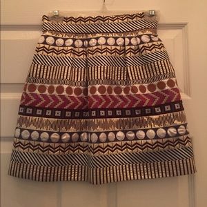 Glistened Geo Mini Skirt - Morgan Carper