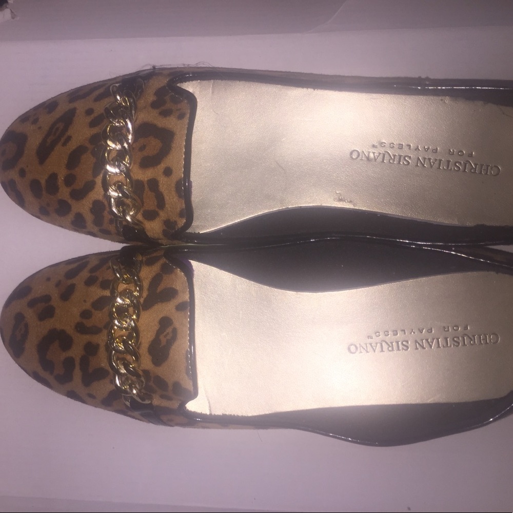 Christian Siriano Leopard print shoes