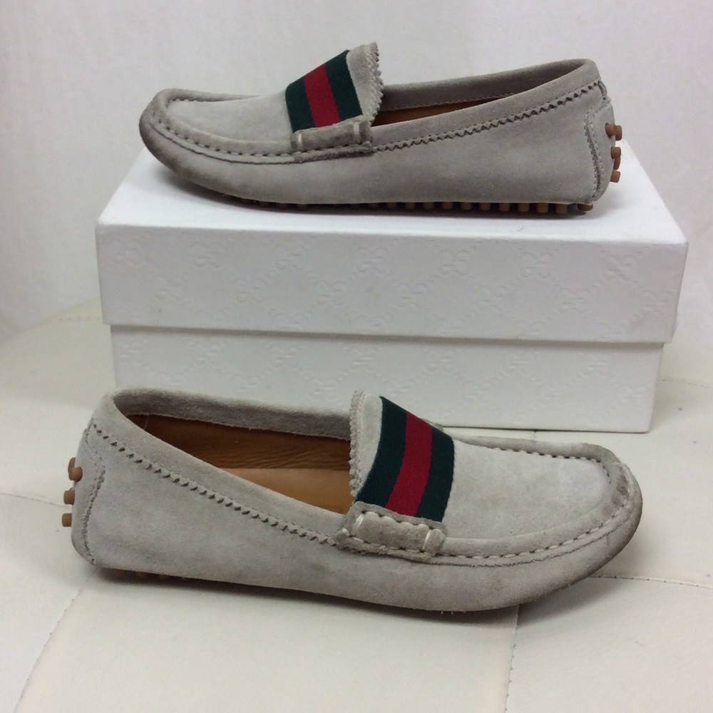 Gucci Kids Beige Loafers/ Moccasins