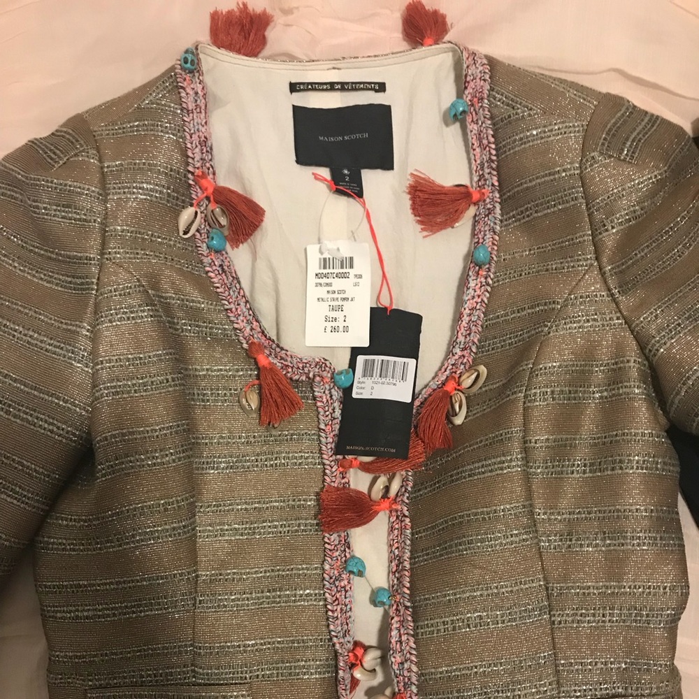 Waist length one of a kind bolero!