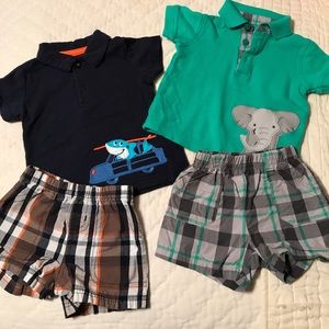 Bundle of infant boys shorts and shorts