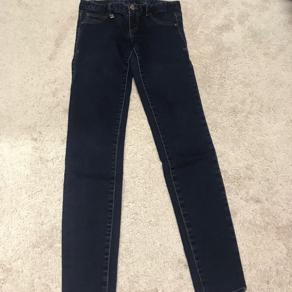 Armani Exchange jean leggings in dark indigo size2 - Picture 1 of 3