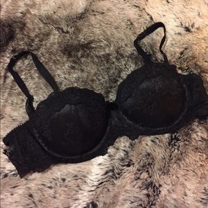 H&M Black Lace Bra 34B