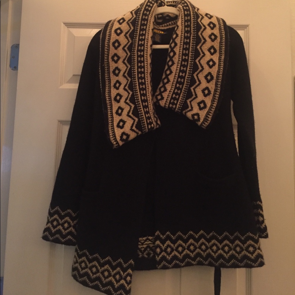Ralph Lauren Rugby Wool Shawl Collar Cardigan