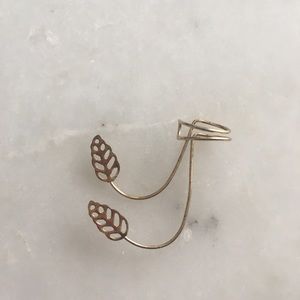 Gold Leaf Ear Cuff