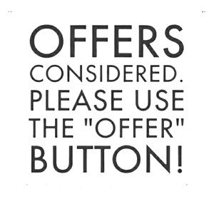 I accept reasonable offers!!!