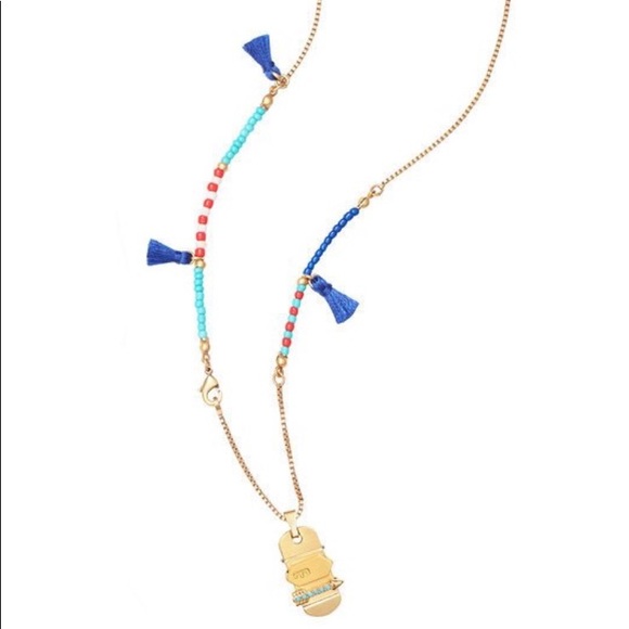 Stella & Dot Jewelry - KEEP Collective Beaded Tassel necklace