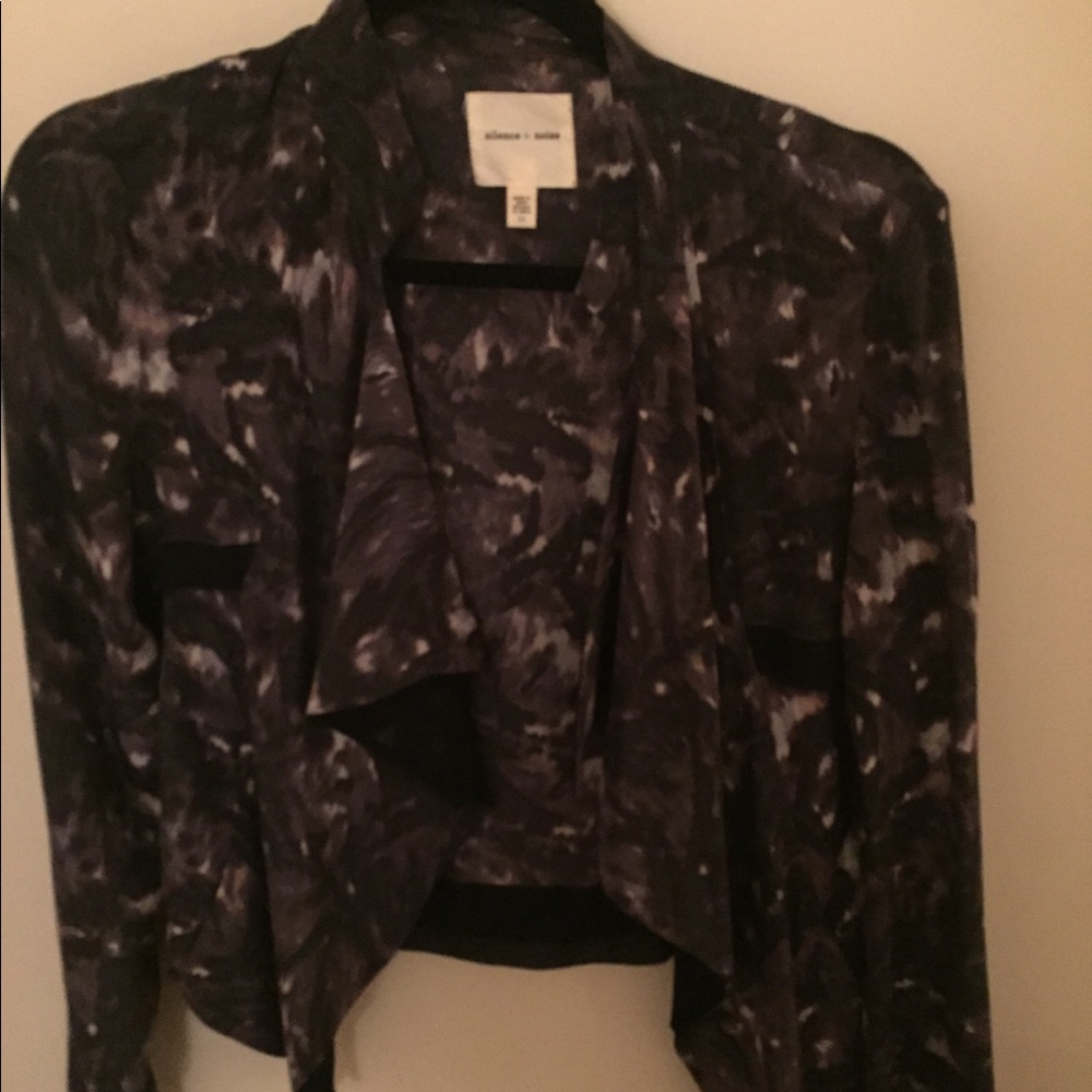 SILENCE + NOISE Silk Jacket