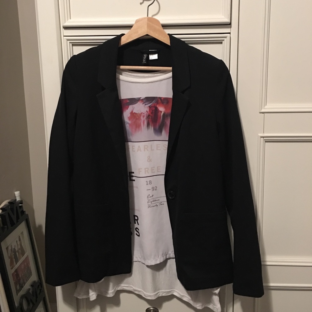 H&M Black Blazer Jacket