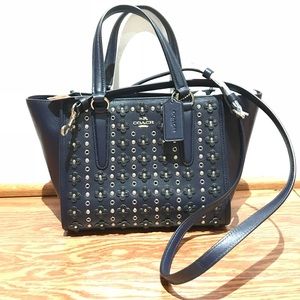 NWT Coach Floral Rivets Mini Crossbody