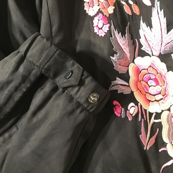 a. moss embroidered bomber jacket - Picture 3 of 7