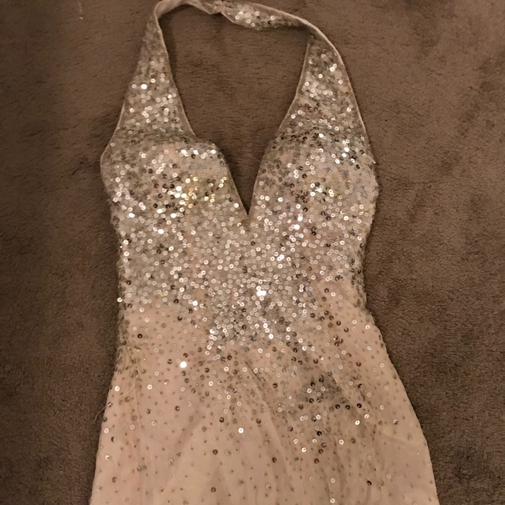 Champagne pageant or prom dress