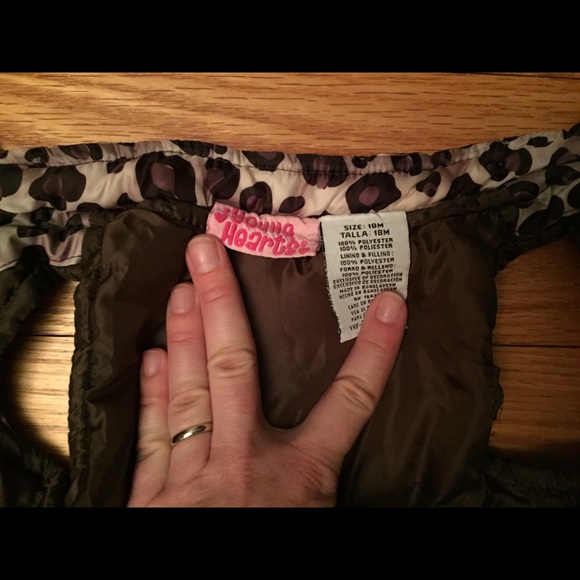 Animal print sequined toddler girl 18mo. vest! - Picture 2 of 4